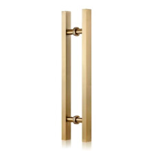 Glass Shower Door Handle 500mm Stainless Steel with Towel Bar, Modern Minimalist Design, Easy DIY Installation