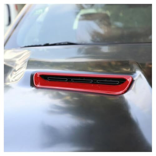 Red Door Handle Scratch Protector Set for Dodge Challenger 20152019, 2PCS Adhesive Cup Guards 2