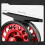 Ergonomic Handle Fishing Reel With Coating For Extended-Red 6