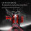 Ergonomic Handle Fishing Reel With Coating For Extended-Red 7