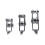 Stainless Steel Construction Rod Guide Rings Double Roller-M 6