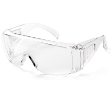 Safety Glasses Over Eyeglasses, Clear Anti Fog UV400 Impact Resistant Protective Eyewear