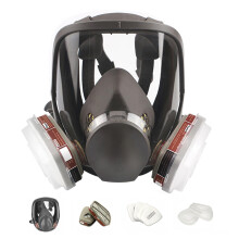 Full Face Respirator for Painting and Welding, Dual Charcoal Filter, Wide Vision Face Shield