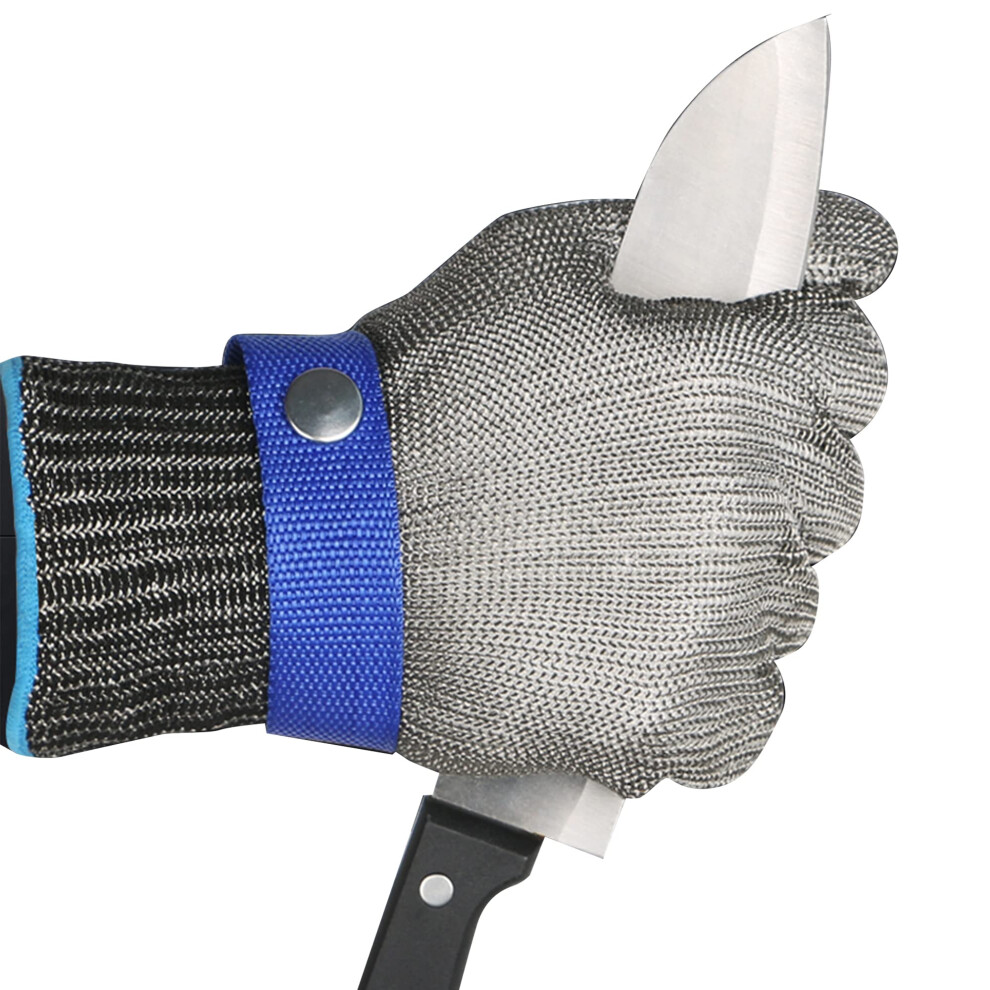 Cut Resistant Gloves Stainless Steel Mesh For Kitchen Safety Food Grade Oyster Shucking Glove Size M 9351714725262