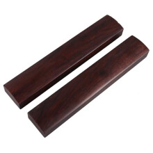 Chinese Calligraphy Paperweight 22x4x2.5CM Solid Wood Design Keeps Paper Steady Dual Brush Rest