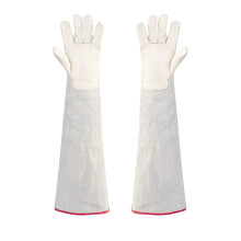 Long Cryogenic Gloves 24.4 Inch for Liquid Nitrogen Safety, Extreme Cold Protection, Laboratory Use