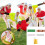 Multipurpose Exercise Towel for Face Body Gym-white baseball 3
