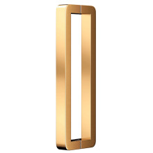 Black Stainless Steel Barn Door Handle 20.7in, Double Sided H Shape Pull for Sliding Glass or Shower Doors