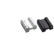 Zinc Alloy Small Door Hinge Black Finish Compact Durable Design for Industrial Machinery 1Pcs