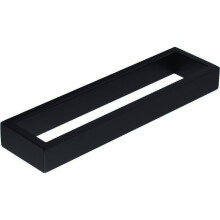 Matte Black Towel Ring 10 Inch SUS304 Stainless Steel Wall Mounted Holder for Modern Bathroom