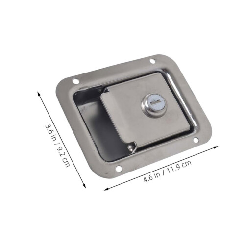 Durable Metal Toolbox Paddle Latch Lock Replacement Handle for RV Truck ATV UTV Storage 1