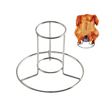 Stainless Steel Beer Can Chicken Holder Rack for Grill and Smoker, Stable Upright Roasting, Dishwasher Safe
