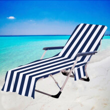 29,5*78,7 hüvelykes strandszék huzat oldalsó tárolózsebekkel napozómedencéhez