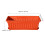 Rectangular Planter Box for Balcony and Garden, Brick Red Plastic Window Box with Dual Drainage System 3