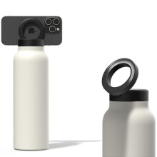 710ml isolerad vattenflaska med magnetisk telefonhållare - Hot12H24H