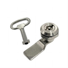 Stainless Steel 18mm Cam Lock for Industrial Cabinet, Secure Rotating Tongue, Heavy Duty Build