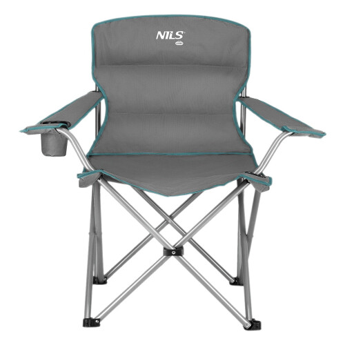 Camping Chair, Gray-Green, Foldable, Lightweight
