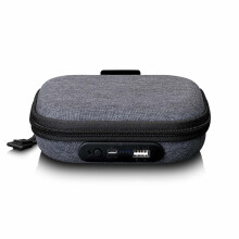 Estuche para reproductor MP3 con batería externa integrada, gris