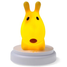 Luz nocturna LED para niños, perro amarillo, temporizador de apagado automático