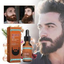 (2pcs - 60ml) Beard Oil Beard Care Serum, Beard Growth Oil for Men Natural Beard Accelerator Leave-In Beard Conditioner Softening Rough Beard