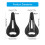 Siège de vélo étanche, impression 3D, coussins respirants,-Noir 4
