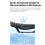 Siège de vélo étanche, impression 3D, coussins respirants,-Noir 7