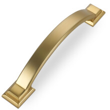 10 Pack Champagne Bronze Cabinet Handles 33/4 Inch Zinc Alloy Drawer Pulls for Kitchen Cabinets