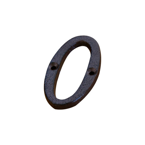 Număr de casă rustic din fontă de 3 inch pentru interior/exterior 1