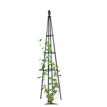 Garden Trellis 71in Rustproof Metal Obelisk for Climbing Plants and Tomatoes, Outdoor Flower Support