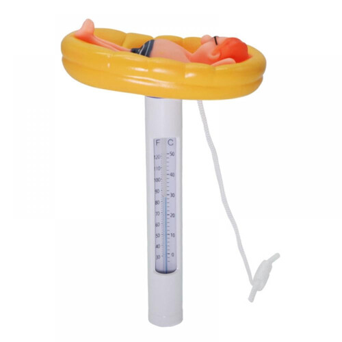 Tecknad flytande pooltermometer för utomhus-/inomhuspooler 1