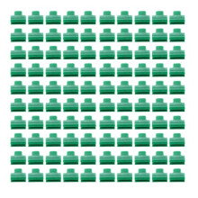 100Pcs Greenhouse Clips 14mm Plastic Film Clamps Secure Grip Reusable Fasteners for Netting and Hoop Frame