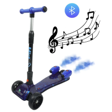 MistX 3 Wheel Foldable Kids Push Scooter Blue
