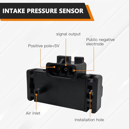 Upgraded MAP Sensor 12569240 for Chevrolet G10 19851995, Accurate Engine Load Sensing, Quick Direct Replacement 1