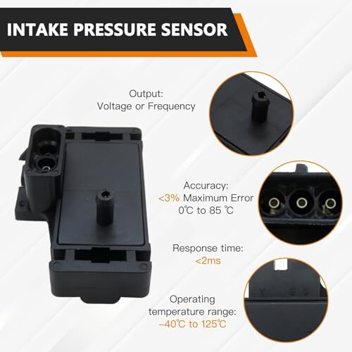 Upgraded MAP Sensor 12569240 for Chevrolet G10 19851995, Accurate Engine Load Sensing, Quick Direct Replacement 2