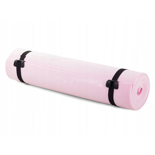 Yoga mat / Exercise mat / Sleeping pad - 180 x 50 cm Pink 1