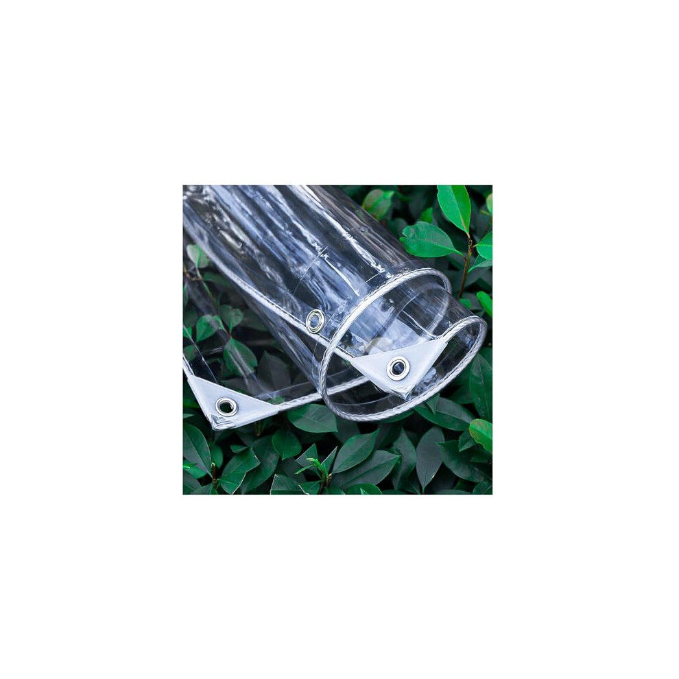 Clear Waterproof Tarp 3X6ft Heavy Duty Transparent Tarpaulin With Uv Protection And TearâResistant Design 9045646533261