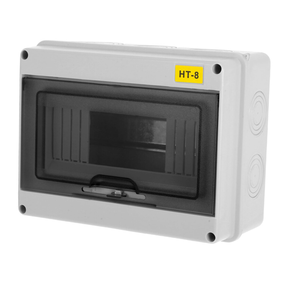 Waterproof Electrical Junction Box With BuiltâIn Circuit Breaker And Protective Cord Covers For Outdoor Use 9351714742511