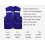Reflective Safety Vest with  Visibility Strips, Breathable Mesh, Multi Pockets, Blue, 23 Inches 2