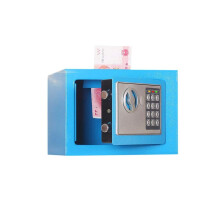 Small Safe Box with Dual Lock Security, Electronic Password Metal Safe for Home and Office, Compact Design