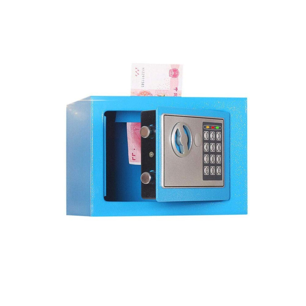 Small Safe Box With Dual Lock Security, Electronic Password Metal Safe For Home And Office, Compact Design 9351714726993
