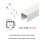 Ceiling Mounted Picture Hanging System 100CM Black with Adjustable Rails and Hooks for Art Display 2