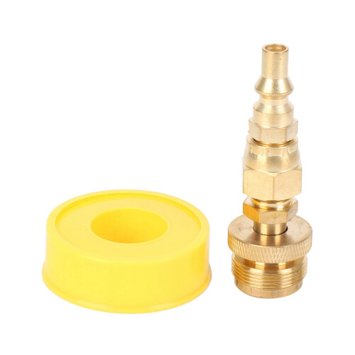 2x1LB propanregulatoradapter 1in -20han-engangscylinder til & 1
