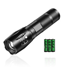 1200 Lumens LED Flashlight Rechargeable Torch with Triple Lighting Modes LongRange Beam Compact Pocket Size