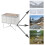 Camping Cooler Stand with Durable Welded Construction, Foldable Large Ice Box Holder for Outdoor Use 2