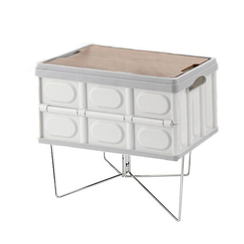 Camping Cooler Stand with Durable Welded Construction, Foldable Large Ice Box Holder for Outdoor Use 2