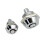 Mini Pinball Lock 1Pcs Round Push Button Lock with PushtoLock Design for Arcade Cabinet Replacement 3