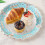Fruit Bowl for Kitchen Counter,Metal Countertop Fruit-Blue 4