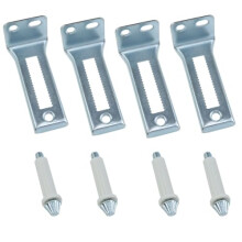 Bifold Closet Door Hardware Set, Durable Metal Folding Door Kit for Smooth Operation, 4 Pack