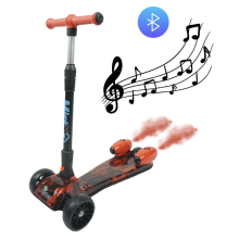 MistX 3 Wheel Foldable Kids Push Scooter Red