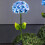 Solar-Erdspieß Hortensia, blau 2
